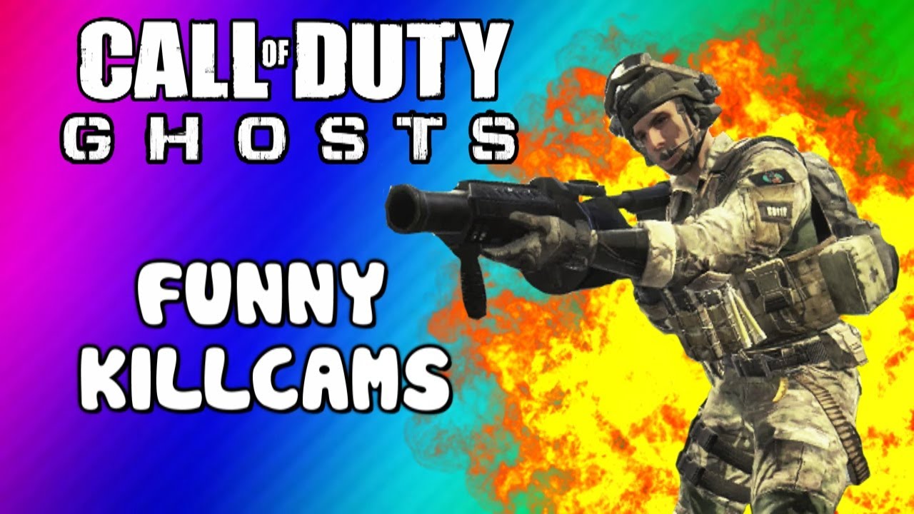 COD Ghosts Funny Killcams - Log Kill, Riot Shield Trap, Slide Shot, Wall Bang (Trolling / Funtage)