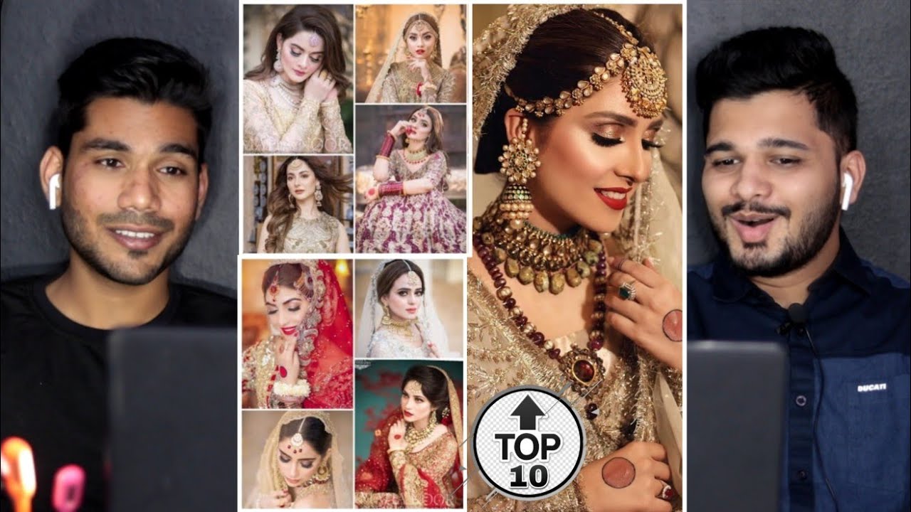 Reacting to Pakistani Actresses Bridal Look | Dress, Makeup, Jewellery & Hairstyle