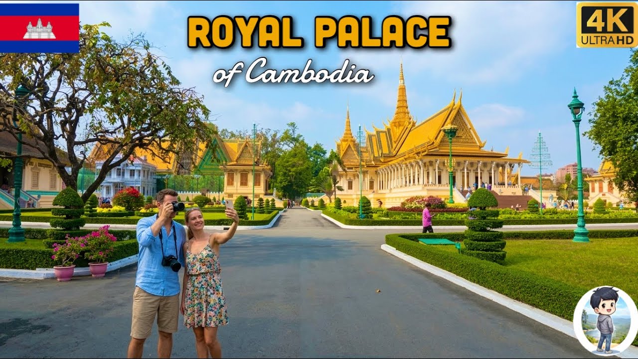 Inside Cambodia's Royal Palace | 4K Walking Tour