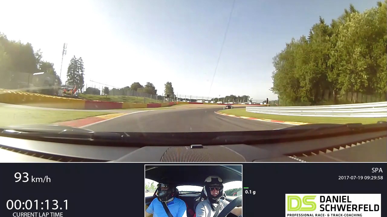 Ideallinie Spa - How to drive Spa-Francorchamps - Onboard with Daniel Schwerfeld