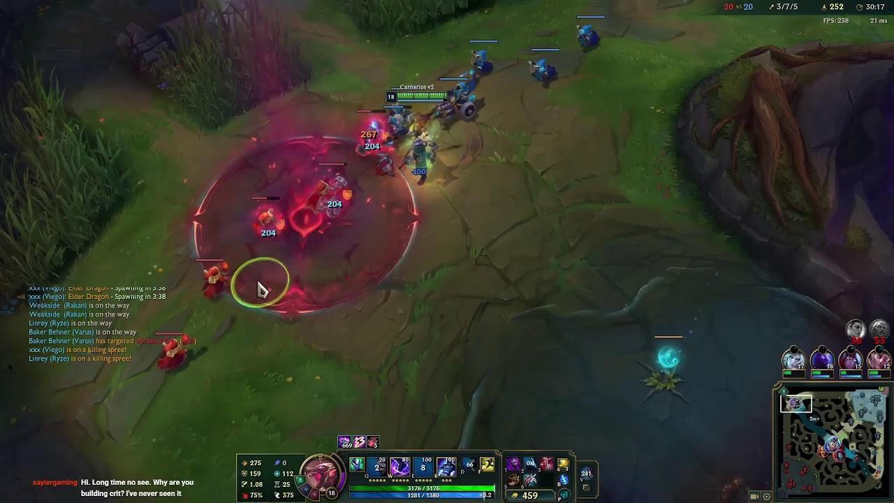 Crit Nasus 720lp start