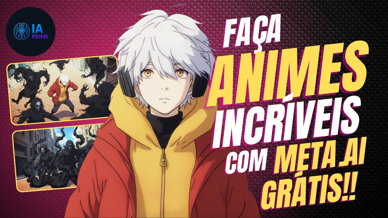 Fazendo ANIME com o Meta.AI – Guia Completo com Qwen, Lovart, Kling e HAILUO!