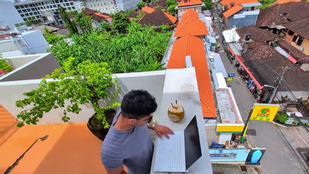 Day 8 -  Dark-to-Dark 8.5h - Bali Edition - 480x Time Lapse - Nice Day Roof Top Session