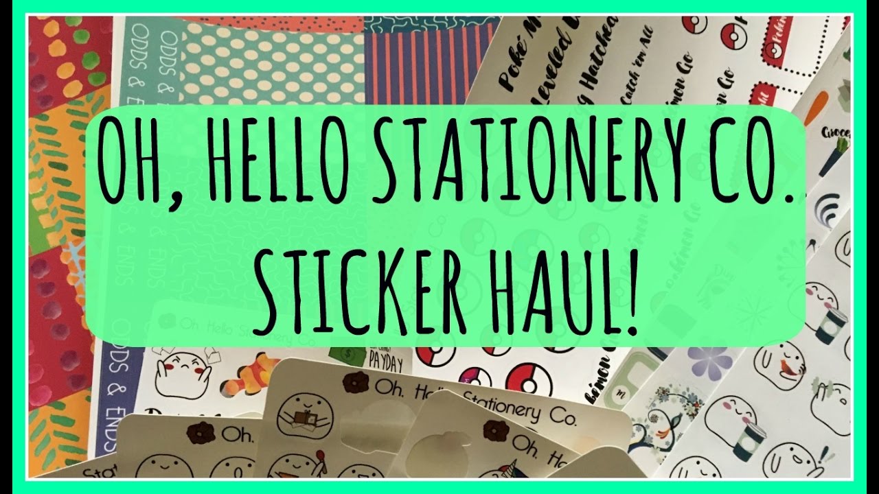 OH, HELLO STATIONERY CO. HAUL | Blobby, November Subscription, & More!