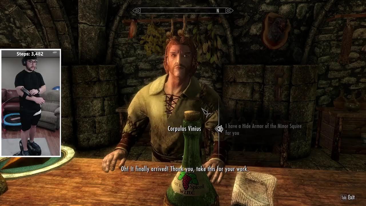 How Many Steps Does a Skyrim Courier Walk?