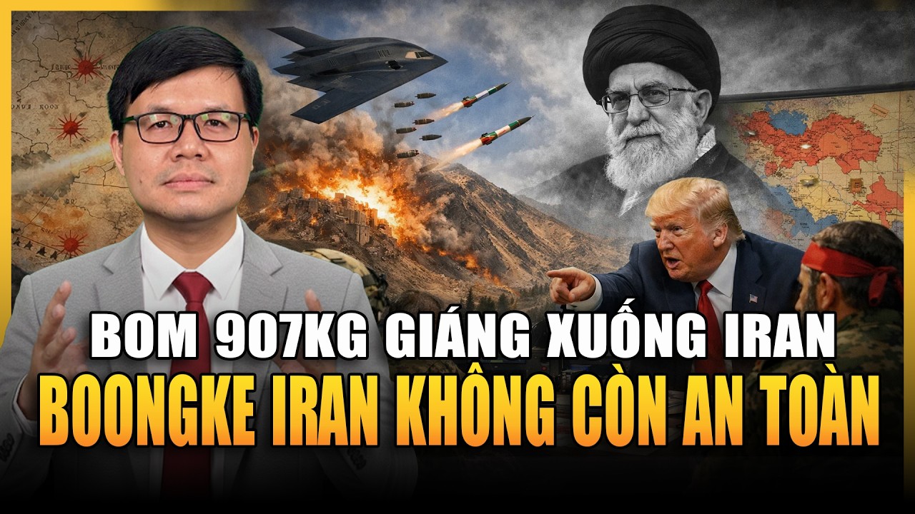 Chiến Tranh Trung Đông Leo Thang – B-2 Mỹ Truy Lùng Boongke Hỏa Tiễn Iran