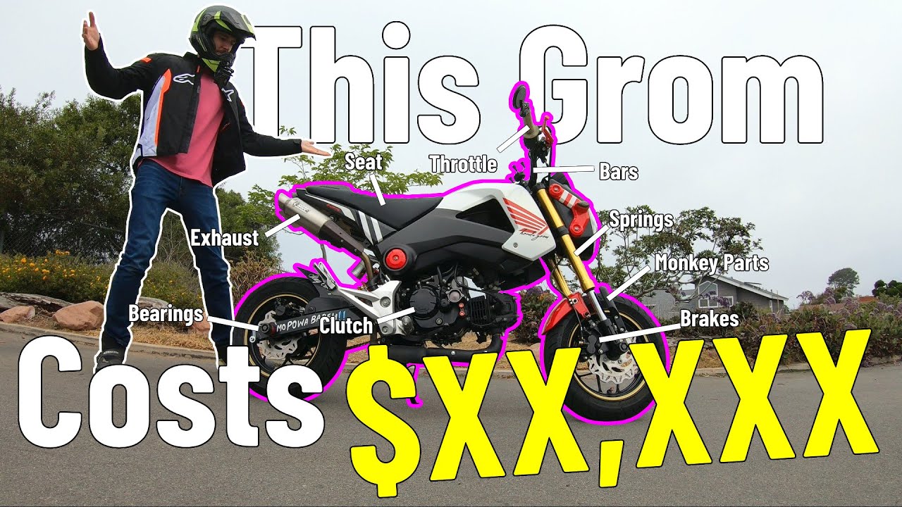 All These Mods Costs HOW MUCH? Everything I've Done to My Grom and How Much it Cost Me