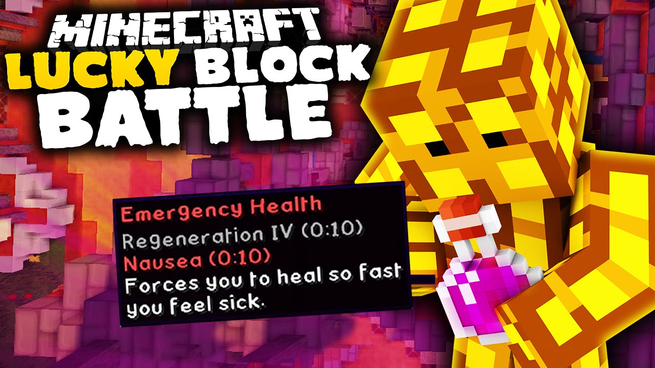 EMERGENCY POTION!! | Lucky Block Battle