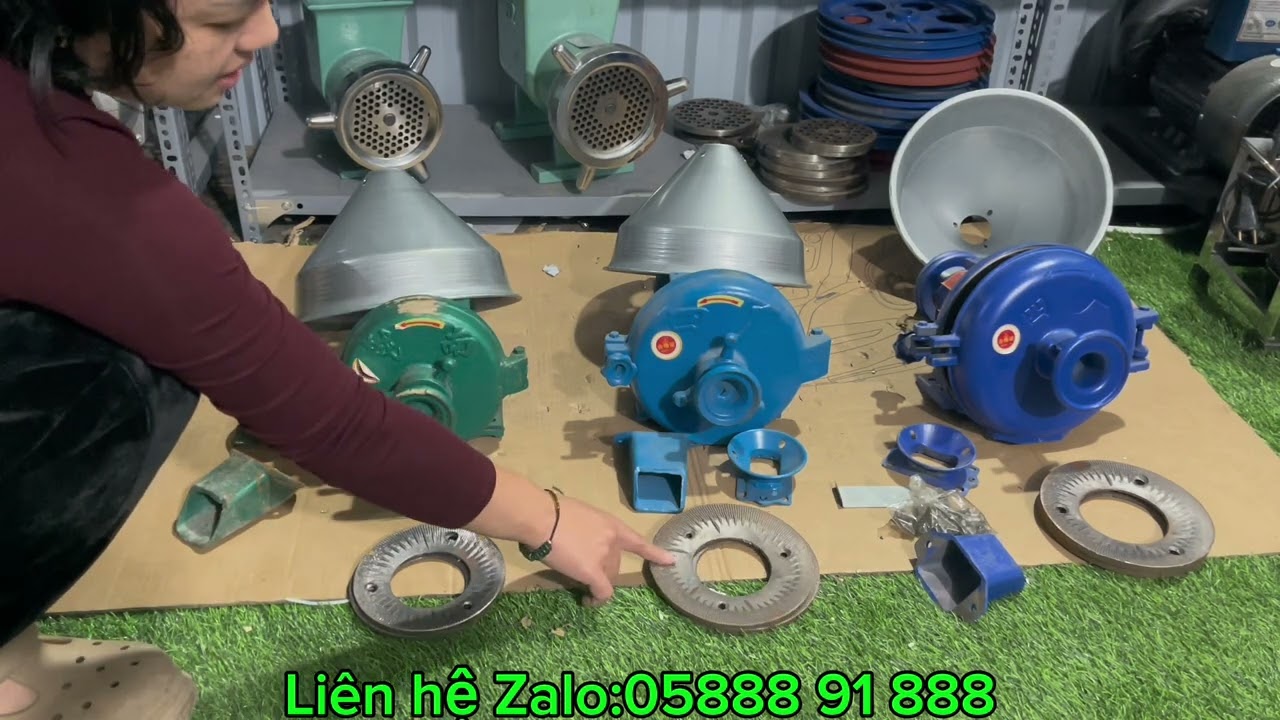 ĐẦU NGHIỀN ĐA NĂNG CÁC KÍCH CỠ NẮP TẬN DỤNG MOTER CŨ CỦA GIA ĐÌNH