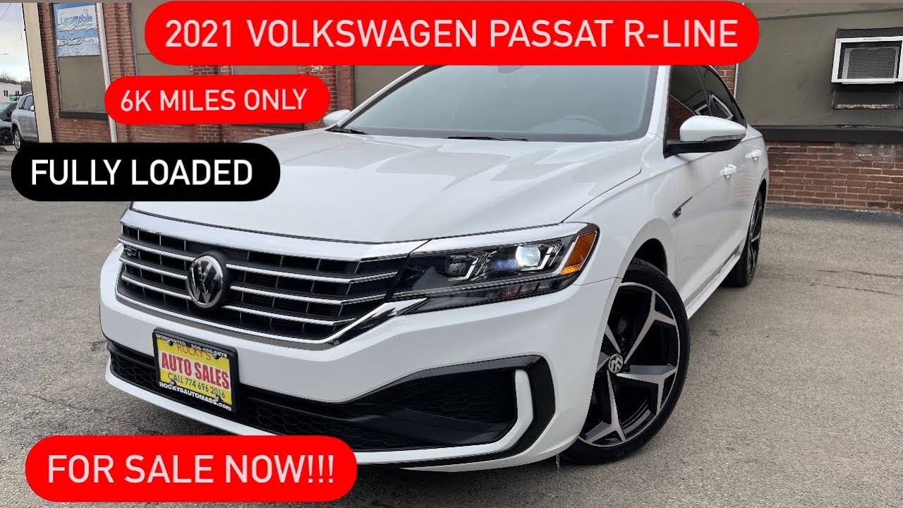 2021 Volkswagen Passat R-Line only 6k Miles. Review & Test-Drive. For Sale Now! #volkwagen #passat