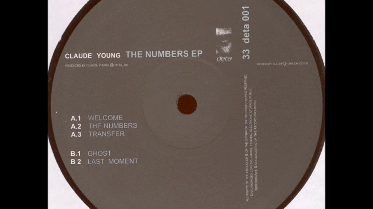 Claude Young ‎– The Numbers EP - Ghost