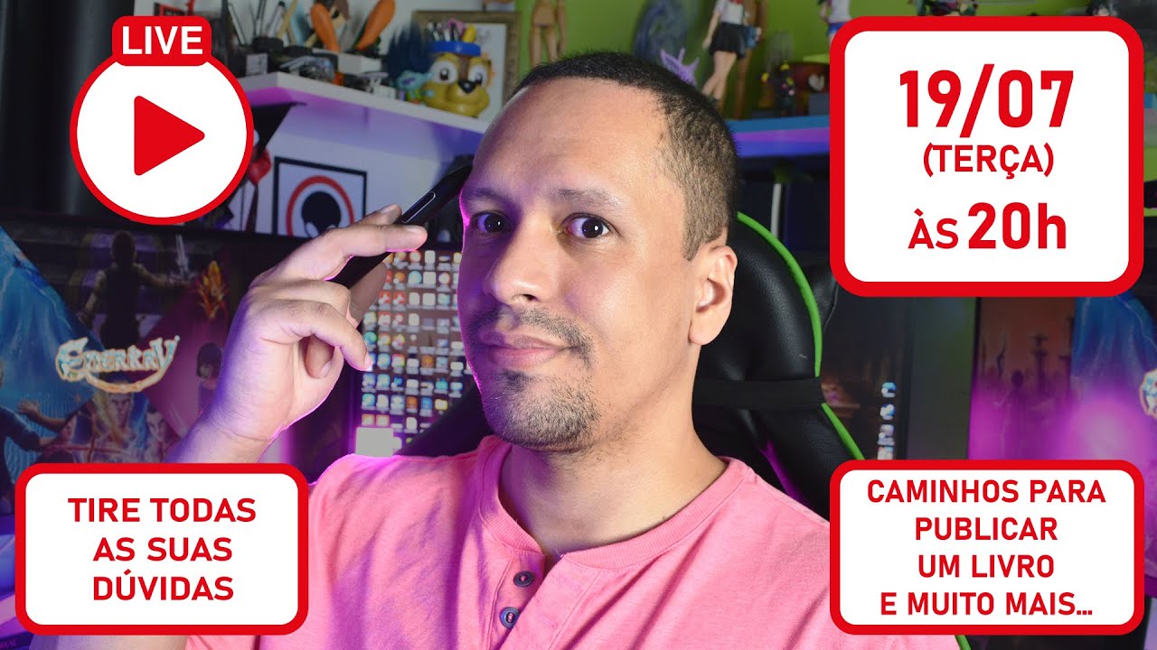 Live com LeandroVSilva. Caminhos para PUBLICAR um LIVRO