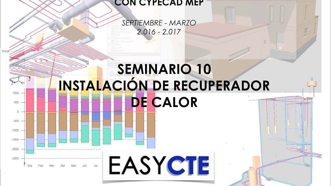 Seminario 10 CYPECAD MEP. Instalación de recuperador de calor.