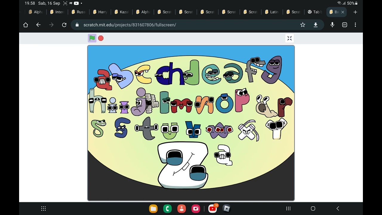 alphabet lore band interactive