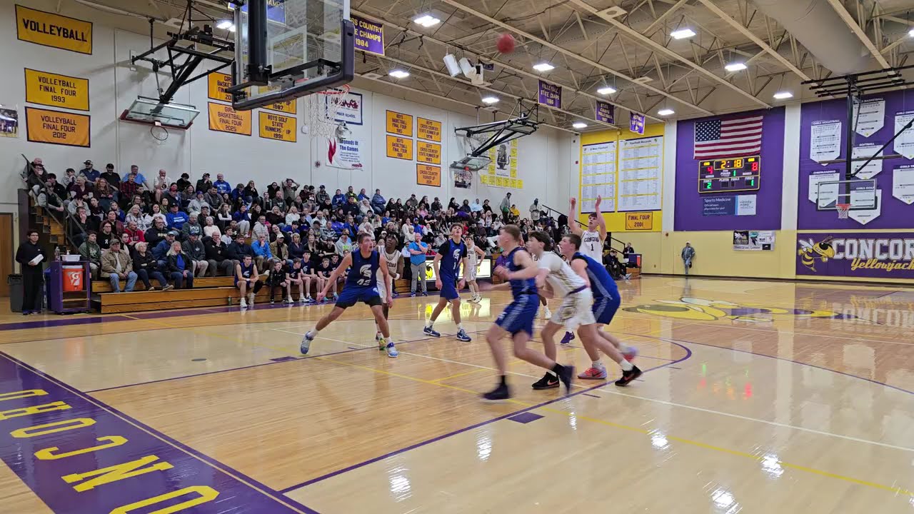 January 13, 2026 / Concord Yellowjackets vs Springport Spartans / Varsity