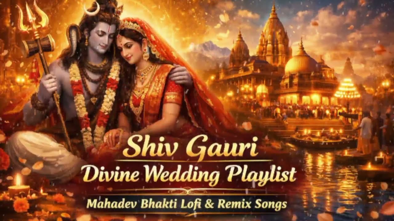 Shiv Gauri Divine Wedding Playlist 💛 | Mahadev Bhakti Lofi & Remix Songs 2026 | Shiv Parvati Special