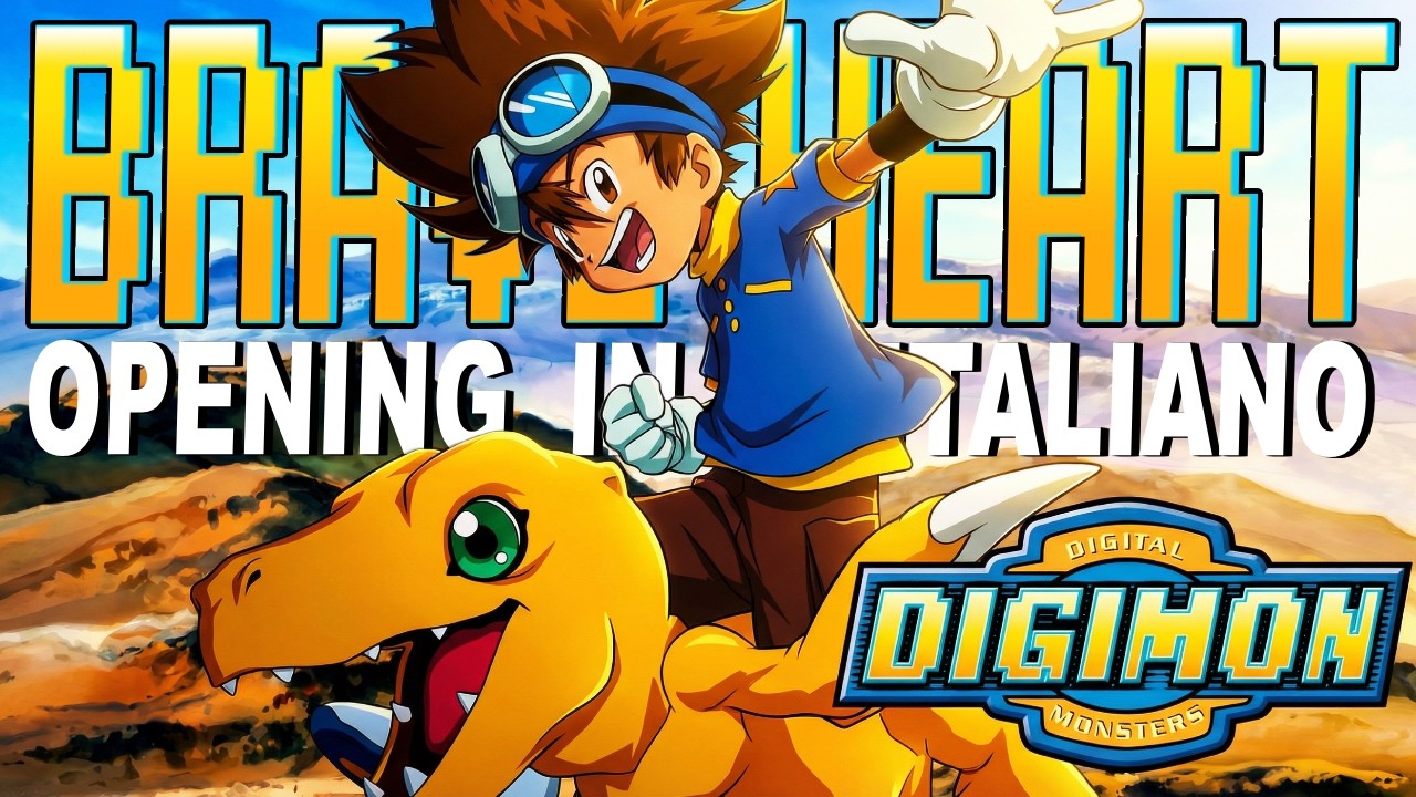 Digimon Adventure | Brave Heart Opening IN ITALIANO