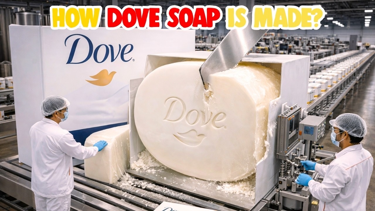 How Dove Soap Is Made | Dove Beauty Bar Factory Process Step by Step