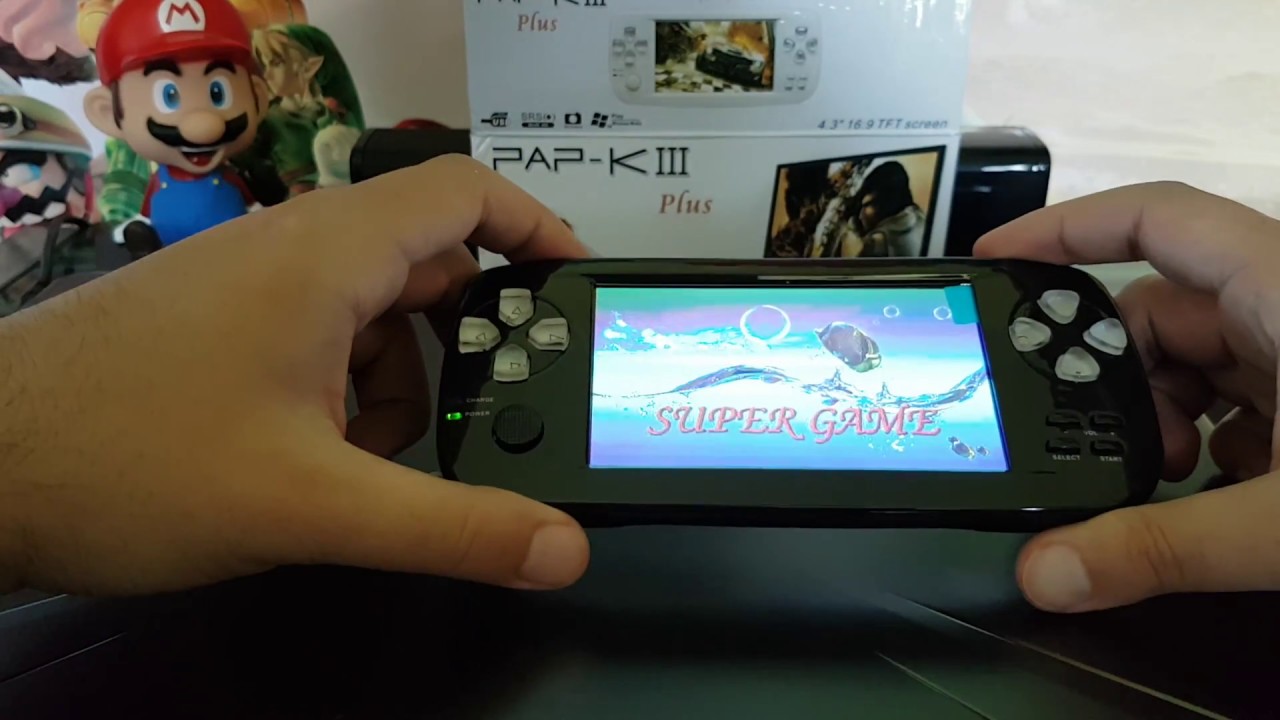 Probando la consola de juegos port&aacute;til Pap KIII