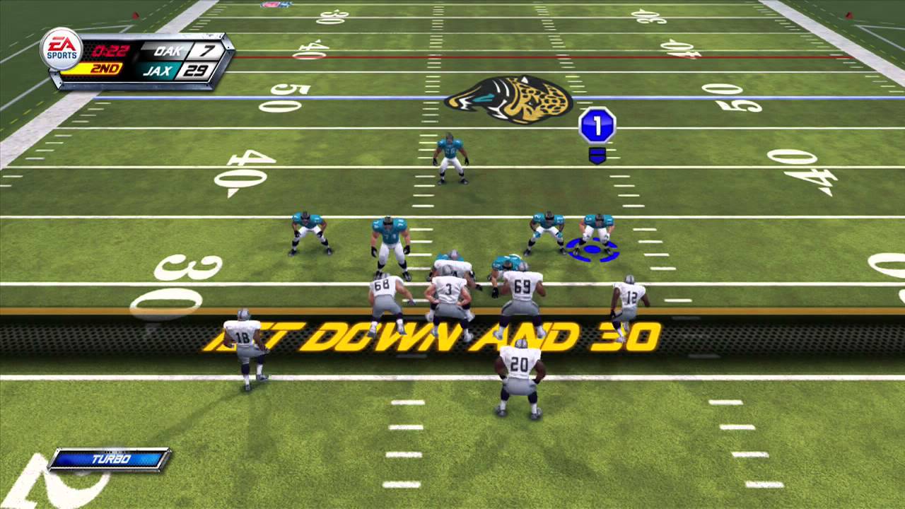 NFL Blitz (2012) Jacksonville Jaguars vs Oakland Raiders
