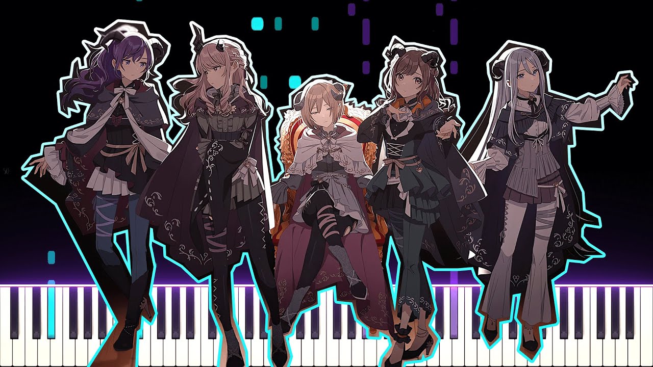 Lower One's Eyes (ロウワー) / 25-ji, Nightcord de. / Project Sekai | [Piano Cover] (Synthesia)「ピアノ」