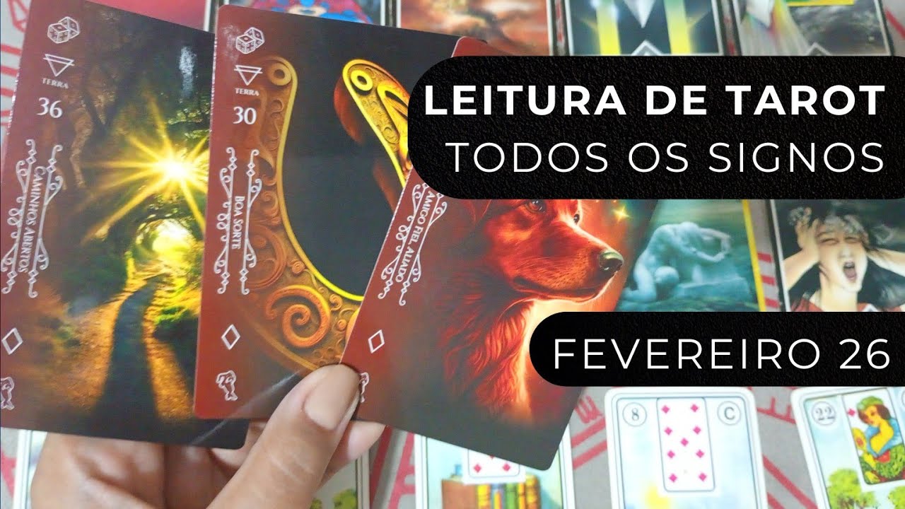 TAROT 🔮 SIGNO POR SIGNO / FEVEREIRO 26 ✨ Leitura INTUITIVA 