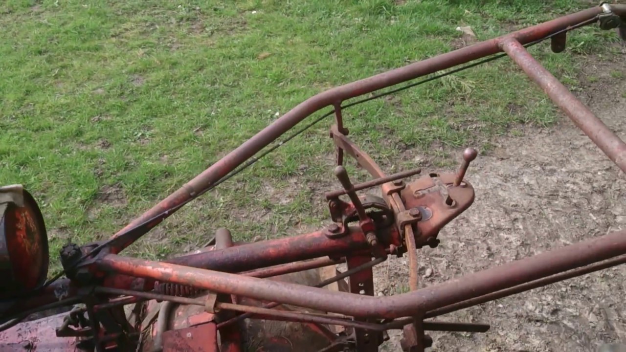 Starting a Howard Gem with a Sachs diesel 2 stroke