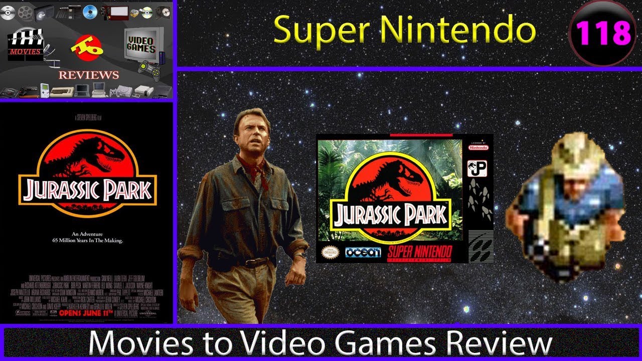 Movies to Video Games Review - Jurassic Park (SNES)