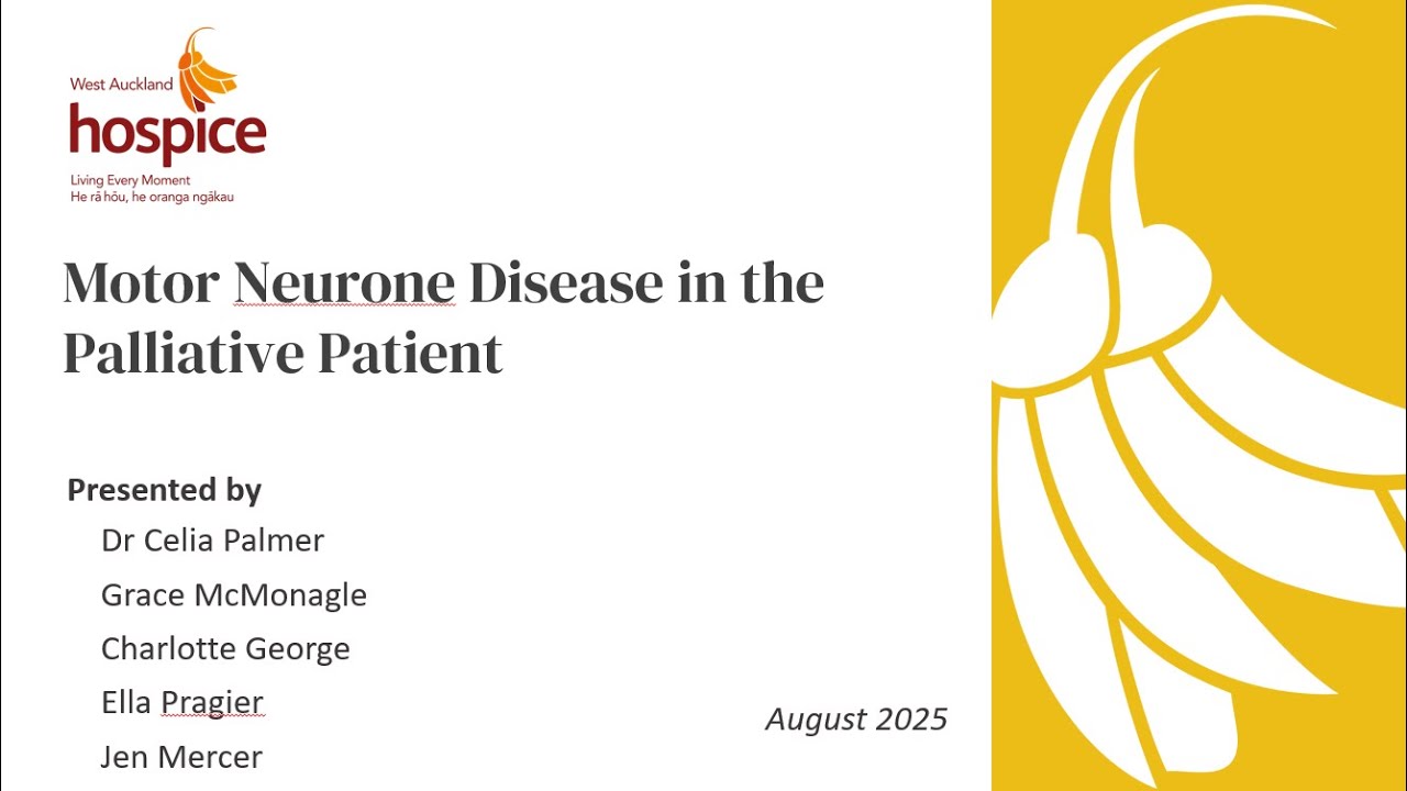 HWA Webinars: Motor Neurone Disease in the Palliative Patient