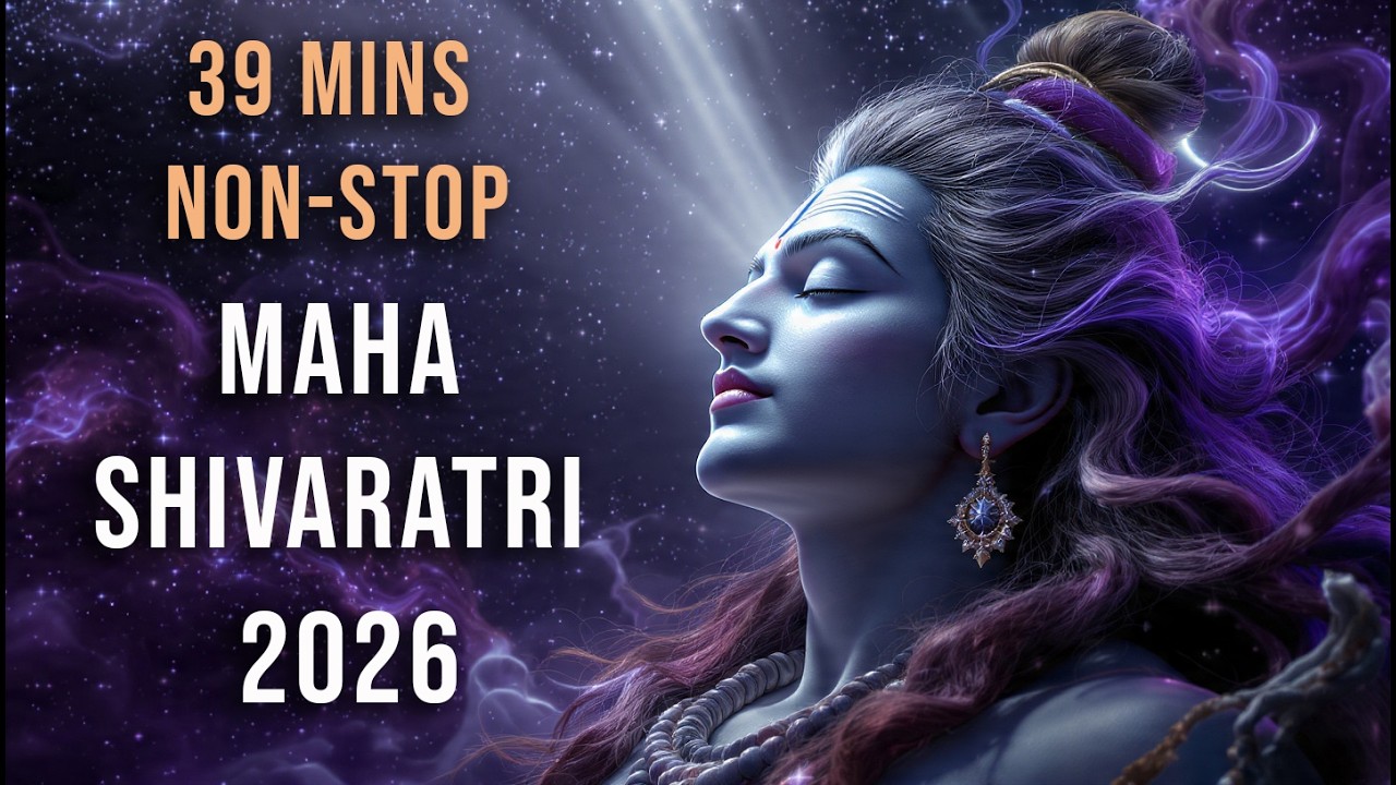 39 Mins Powerful Shiva Mantras | Om Namah Shivaya & Tandav | Maha Shivaratri 2026