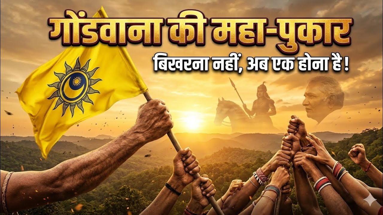 🚩 बिखरता गोंडवाना – एकता की पुकार | Gondwana Unity Song | जय सेवा • जय जोहार 🌿 