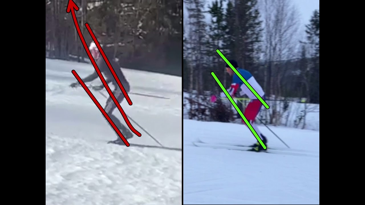 Compairson of National German and Expert Norwegian XC skier in Diagonal stride