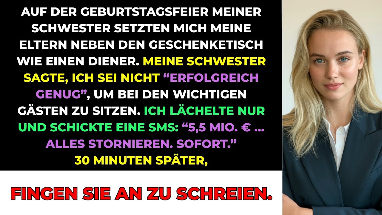 Auf Der Familienfeier Setzten Mich Meine Eltern Neben Den Geschenketisch Wie Einen Diener&ndash;Also Ich&hellip;