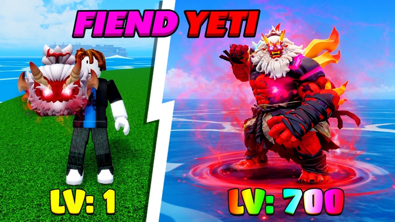 ZENO ĂN TRÁI FIEND YETI HÓA ÁC QUỶ NGHIỀN NÁT TẤT CẢ SEA 1 BLOX FRUIT TỪ LV 1-700