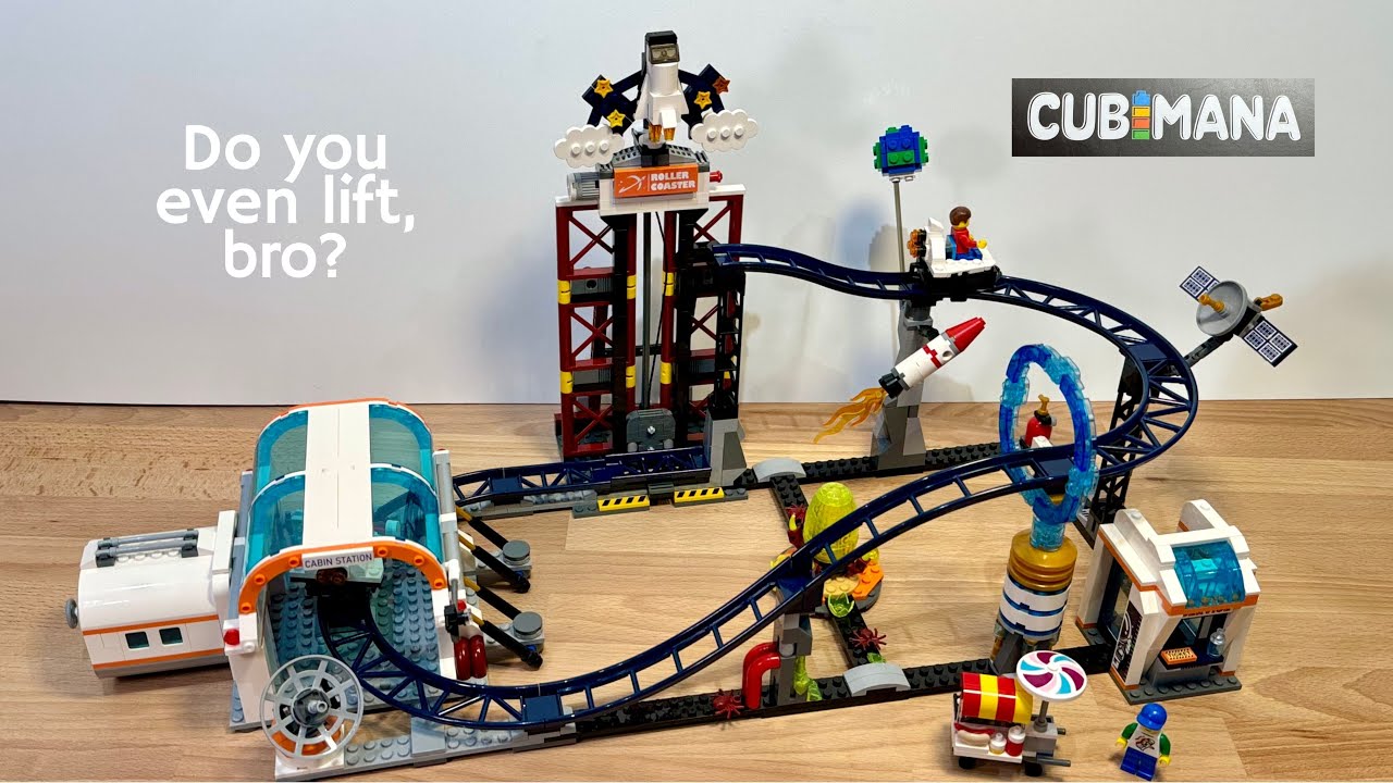 Review: Space Coaster Ride (926 pieces) CUBIMANA HG1006 Roller Coaster Theme Park Ride