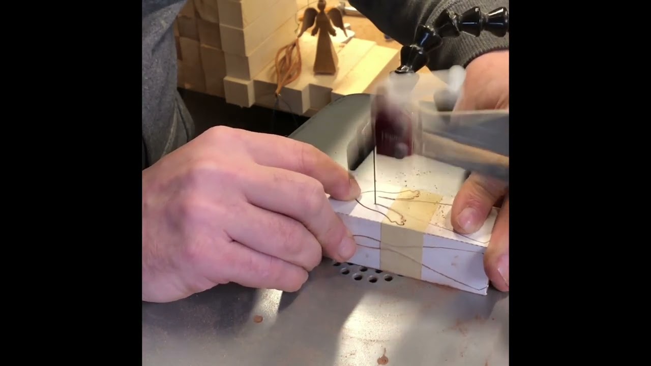 3D Guardian Angel scroll saw project/ ornament