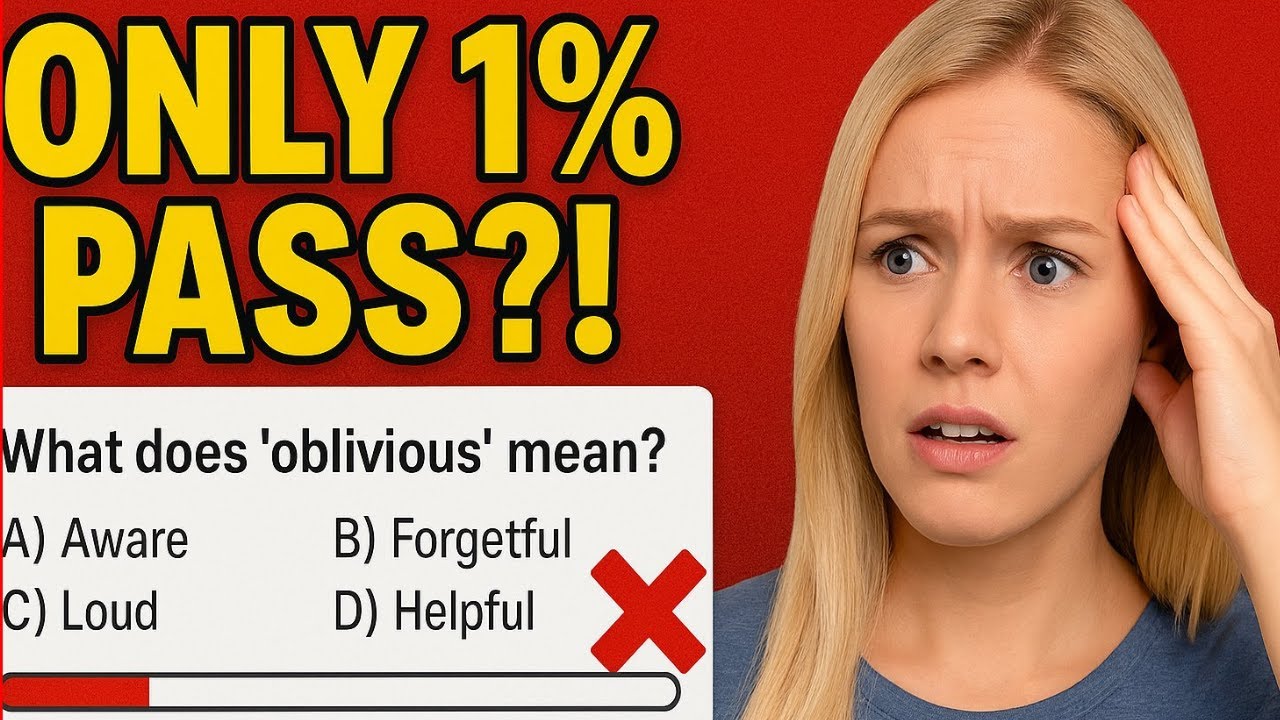 Only 1% Can Pass This English Vocabulary Test!