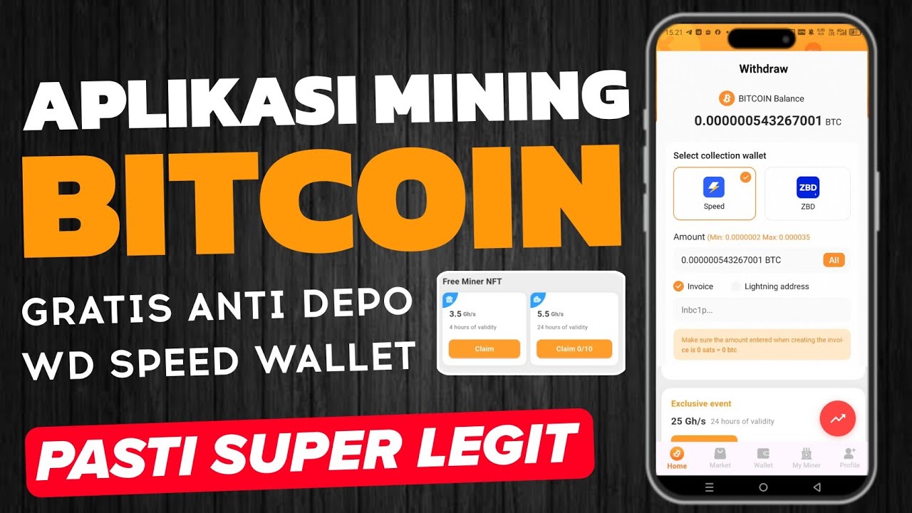 The Latest Free Bitcoin Mining App for 2025! Automatic Profits Without Capital | Just Released! B...