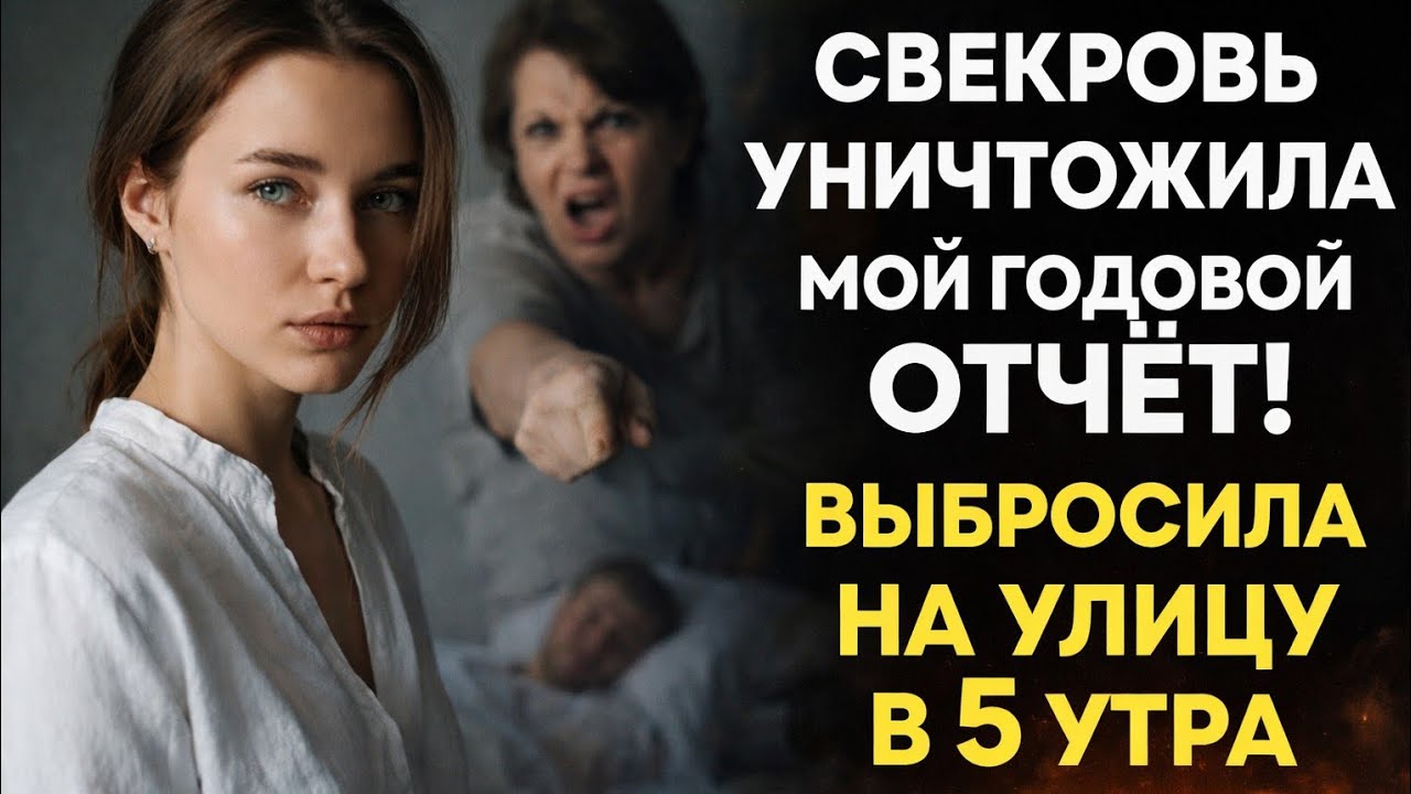 «СВЕКРОВЬ УНИЧТОЖИЛА МОЙ ОТЧЁТ В 5 УТРА… НО НЕ ЗНАЛА, ЧТО УЖЕ СТАЛА БЕЗДОМНОЙ»
