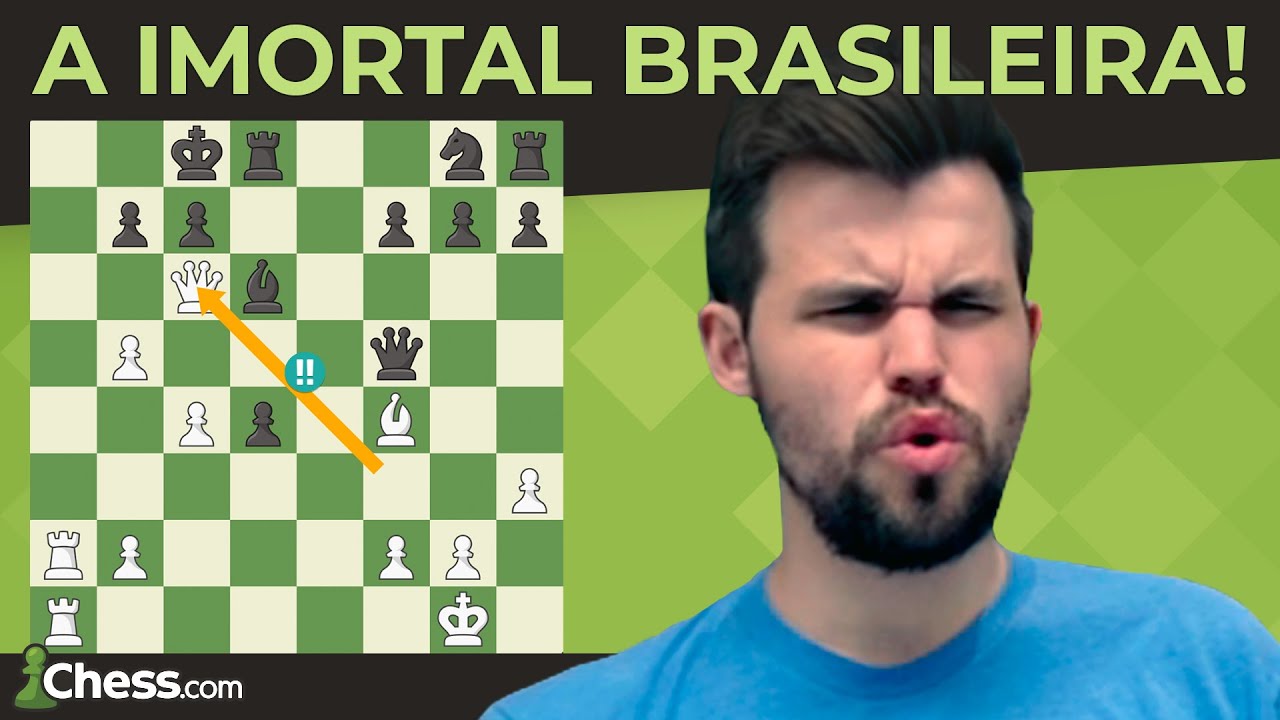 A Imortal Brasileira | Supi ganha do CAMPEÃO MUNDIAL Magnus Carlsen!
