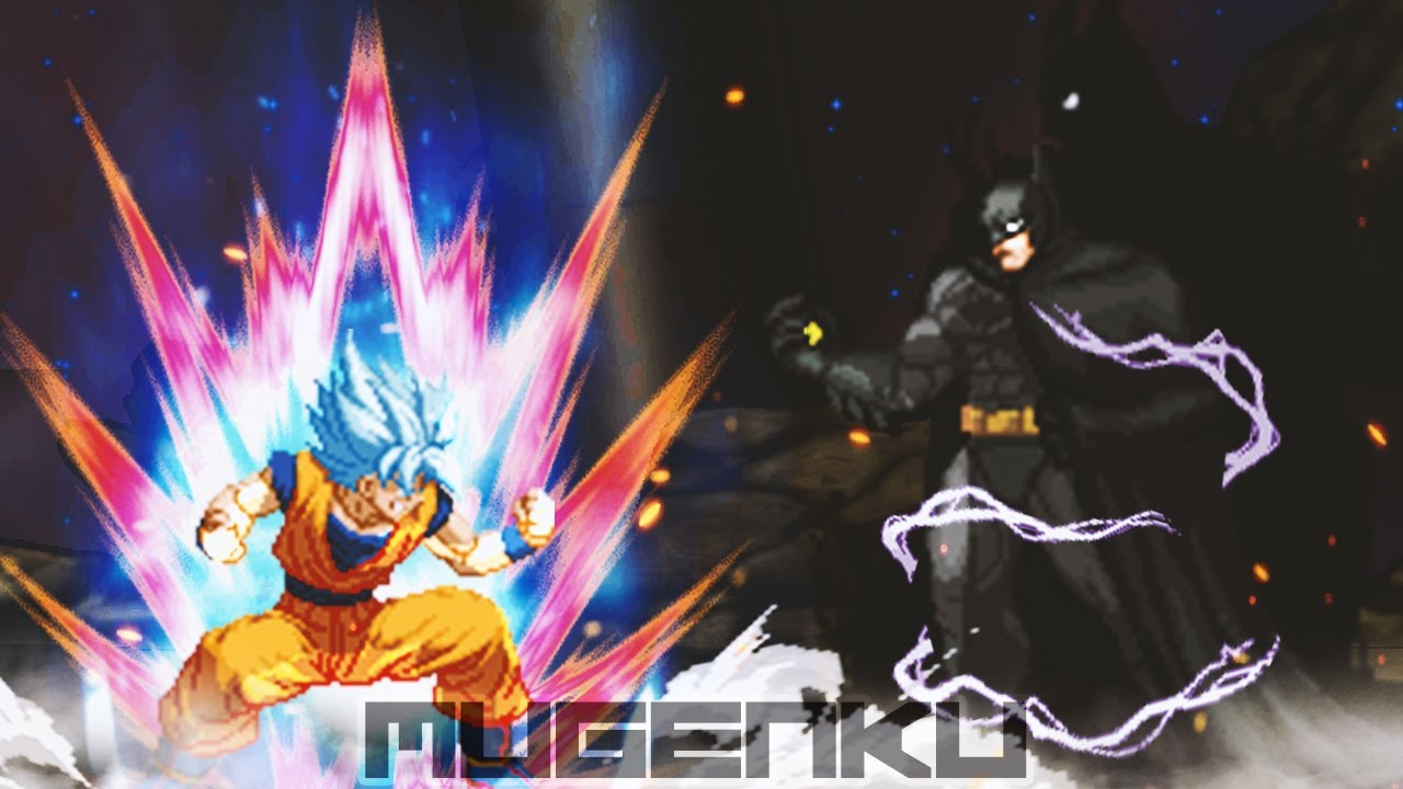 Son Goku meets Ultra Instinct Batman! Dragon Ball Super vs DC MUGEN Multiverse