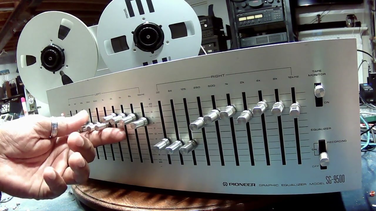 Pioneer SG 9500 1O-Band Stereo Graphic Equalizer