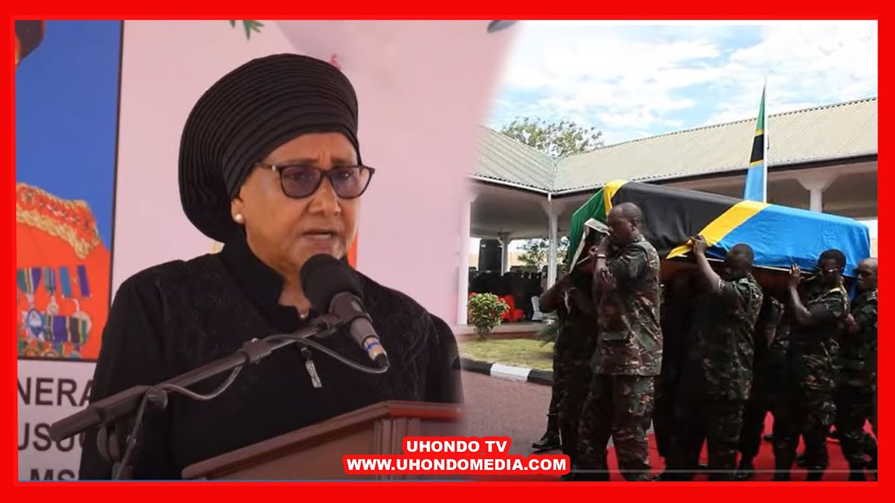 WAZIRI WA ULINZI NA JKT DKT. TAX AKIONGEA KWA UCHUNGU MSIBANI KWA MUSUGURI