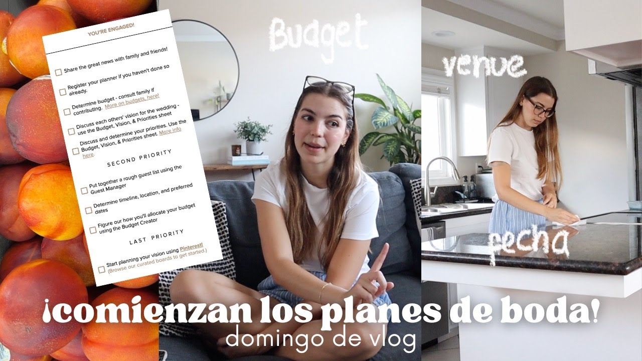 chatty vlog | Domingo de reset y empezando a planificar mi boda 💍