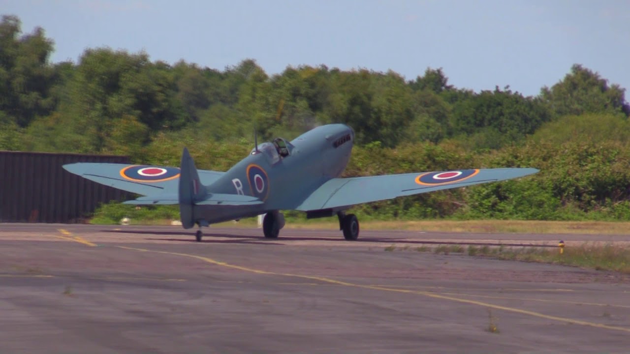 Hangar 11 Spitfire At Blackbushe 75