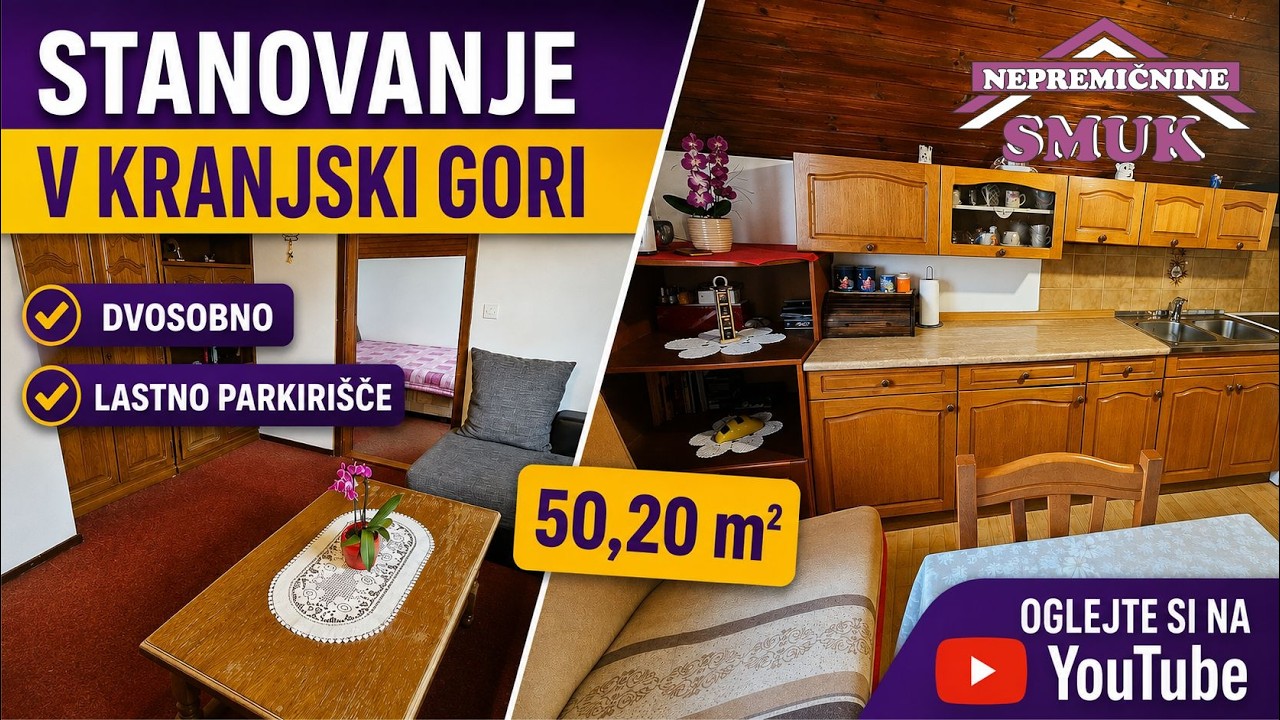 NEPREMIČNINE SMUK - KRANJSKA GORA, stanovanje 50,20 m2 ( ID 2351)