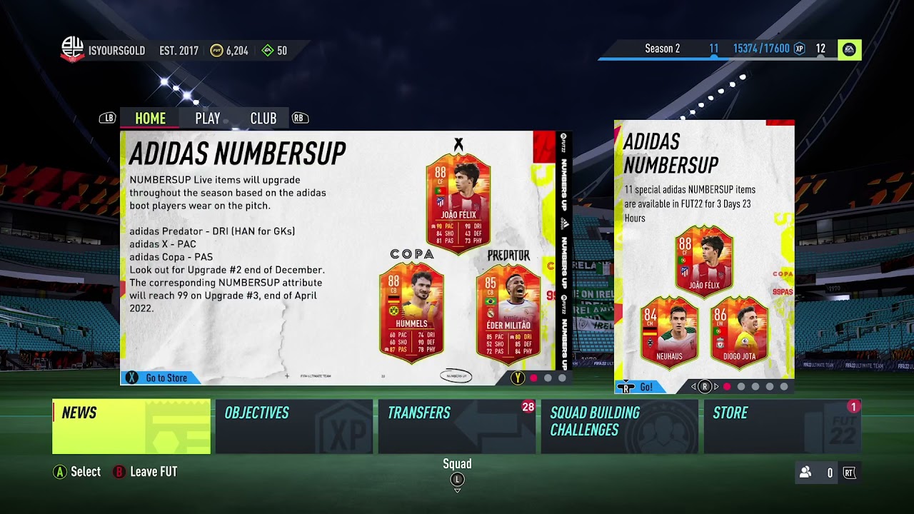 82+ Dribbling Player Pack Fifa 22