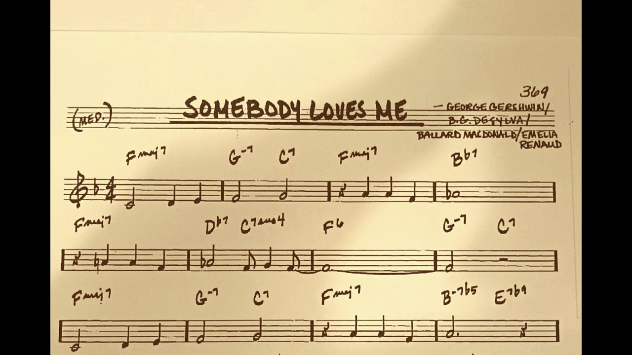 Somebody Loves Me - George Gershwin
