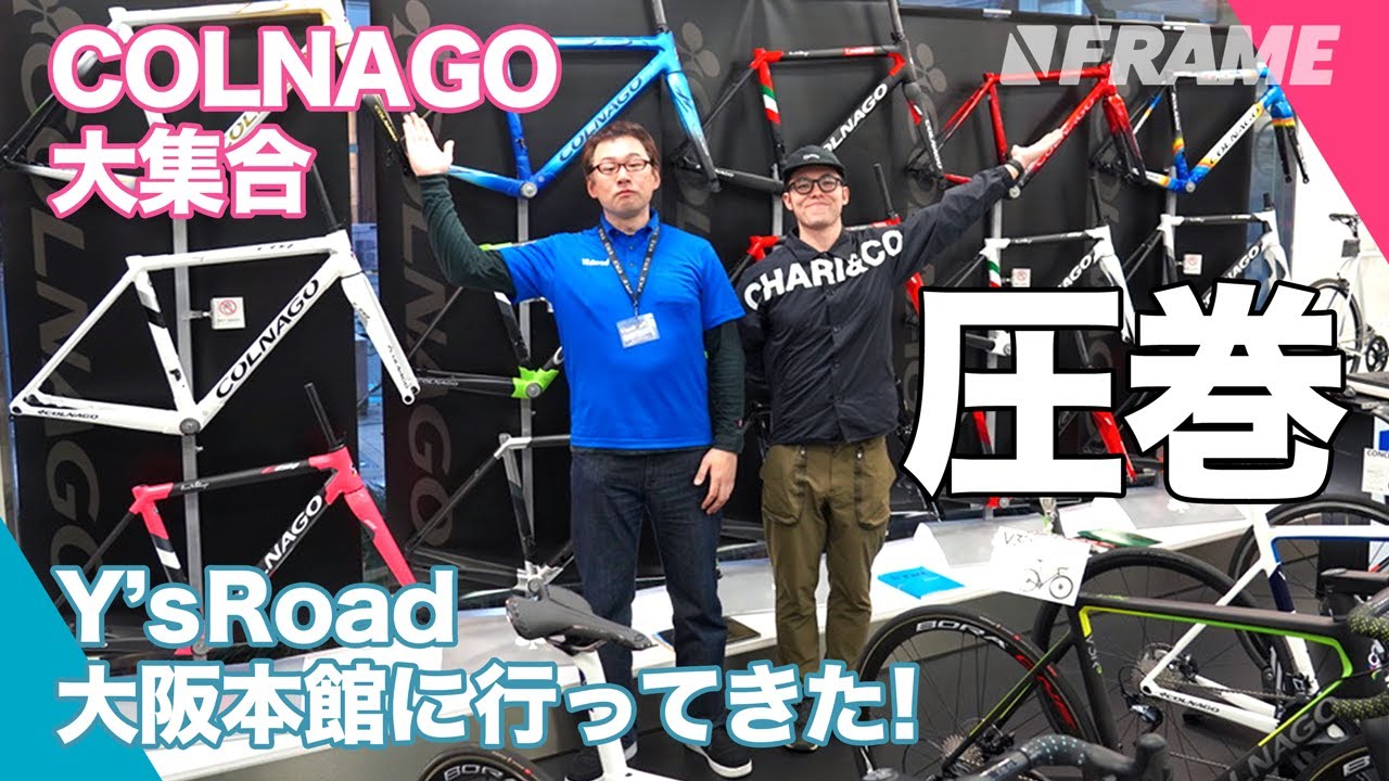 ワイズロード大阪本館！【日本で唯一】のコルナゴのコンセプトストアが圧巻すぎた