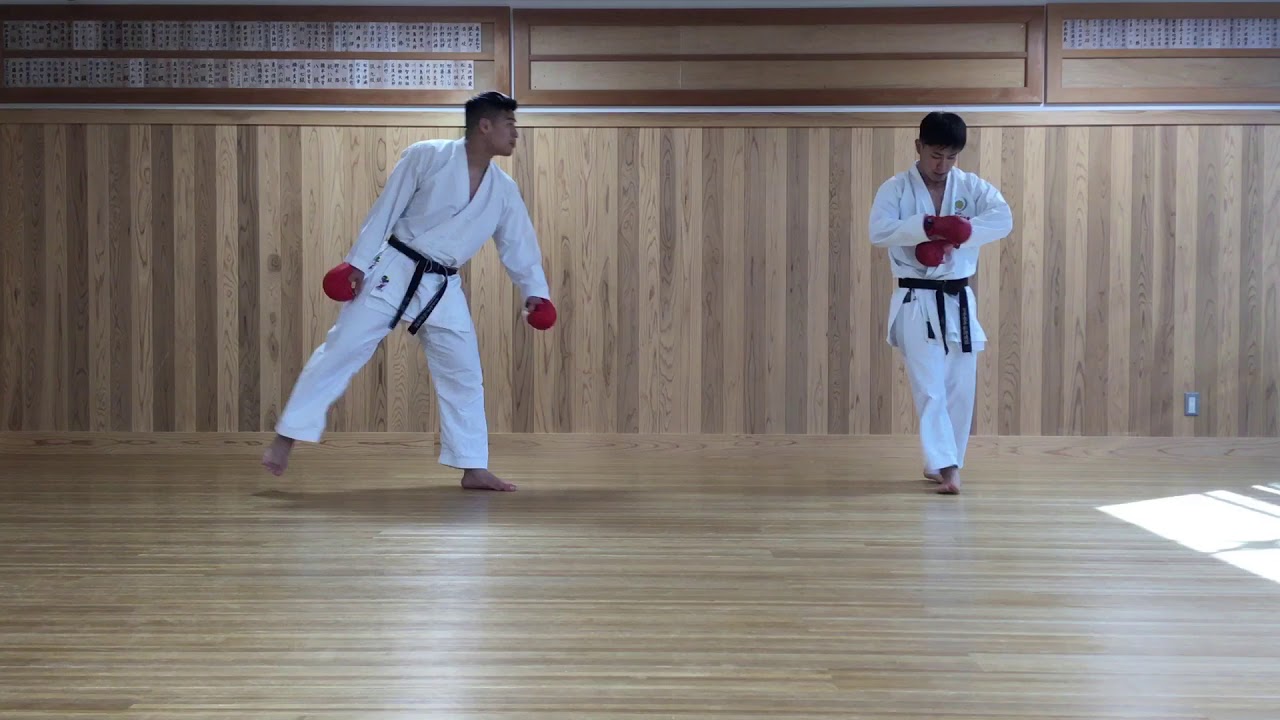 渡邊大輔　遠山将平打ち込み（刻み突き逆突き）